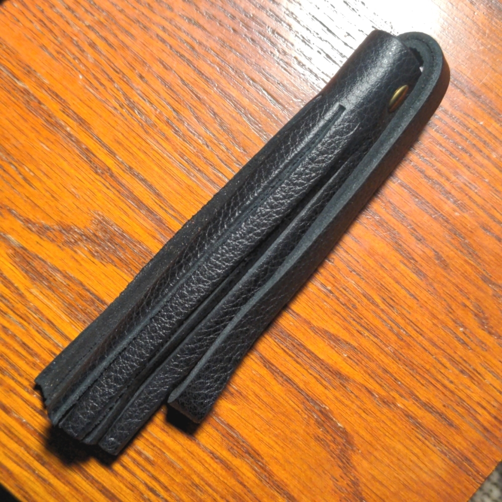 Portland Leather Goods Black Leather Tassel ✨NEW!!✨ $9